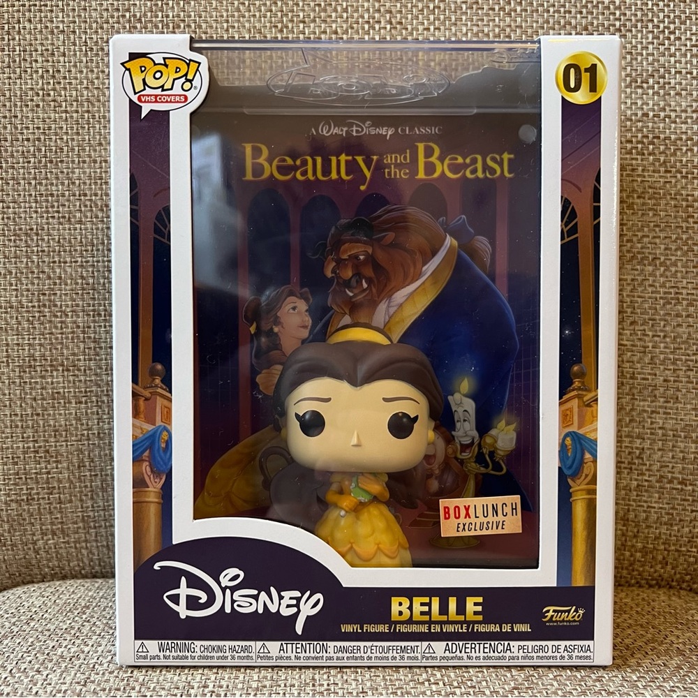 Funko Pop! Belle from Disney Beauty and the Beast VHS Cover Vinyl Figure